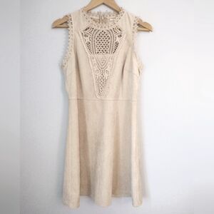 Altar'd State suede lace detail mini dress‎
